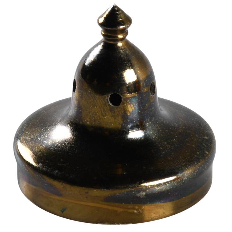 Diamond Point Amber Plastic Lid for Shaker
