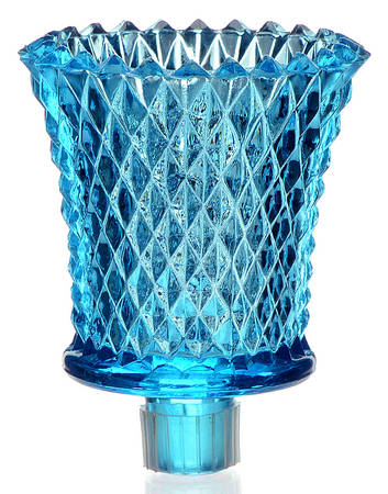Diamond Point Regal Blue Candle Peg