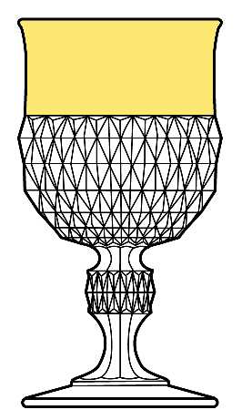 Diamond Point Yellow by Indiana Glass