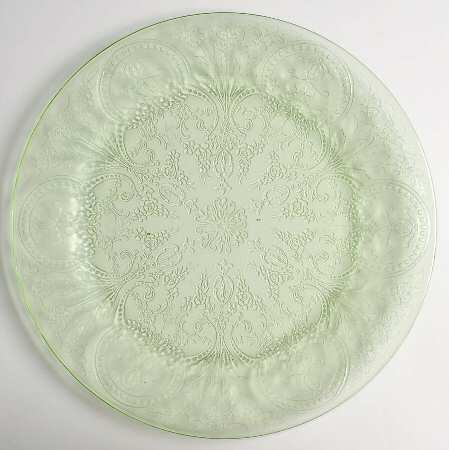 Horseshoe Green Luncheon Plate