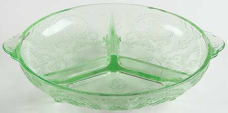 Horseshoe Green 8" Round 3 Part Relish