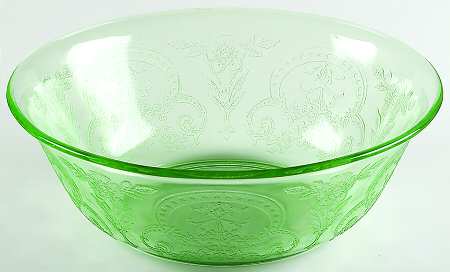 Horseshoe Green 9" Large Fruit Bowl