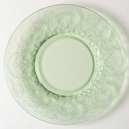 Horseshoe Green Bread & Butter Plate