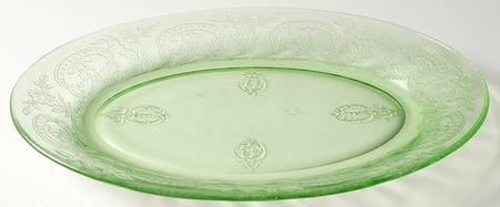 Horseshoe Green 10" Oval Platter