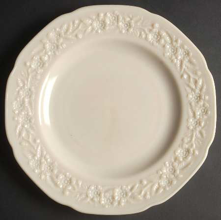 Indiana Custard Ivory Dinner Plate