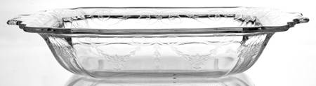 Lorain Clear Oval Vegetable Bowl