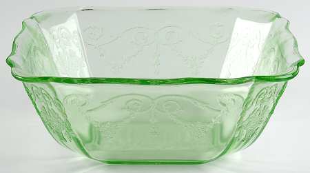 Lorain Green Large Fruit Bowl