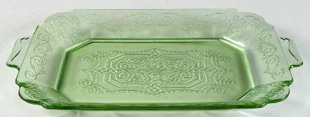 Lorain Green Under 13" Platter