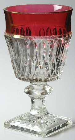 Mt. Vernon Ruby Flash by Indiana Glass