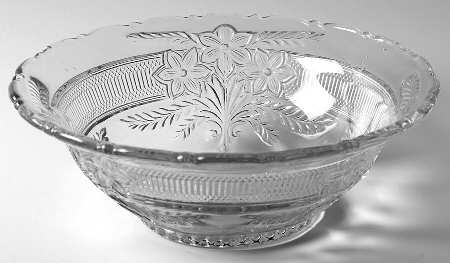 Narcissus Spray 8" Large Fruit Bowl