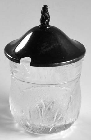 Pebble Leaf Clear Jam/Jelly with Metal Lid
