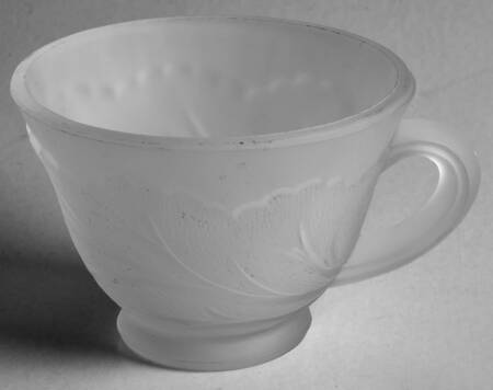 Pebble Leaf Clear Snack Cup for Snack Plate