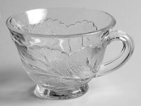 Pebble Leaf Clear Snack Cup for Snack Plate