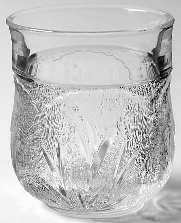 Pebble Leaf Clear 10 Oz Flat Tumbler