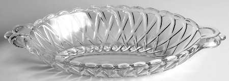 Pretzel Clear Pickle Dish