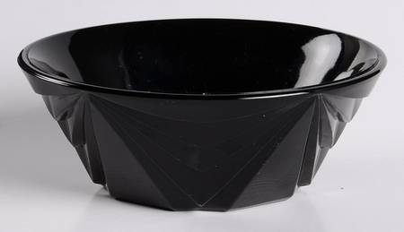 Pyramid Black 4" Small Fruit/Dessert Bowl