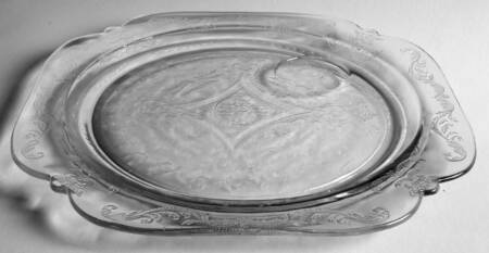 Recollection Clear Snack Plate No Cup