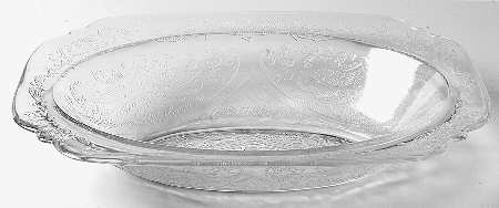Recollection Clear 10" Oval Vegetable Bowl