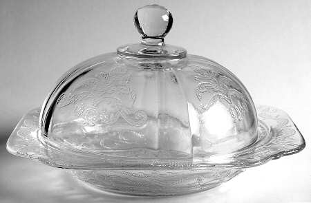 Recollection Clear Round Covered Butter