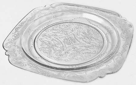 Recollection Clear Luncheon Plate