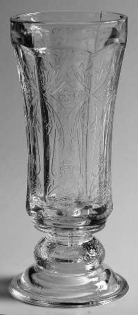 Recollection Clear 8" 1 Piece Open Hurricane/Vase