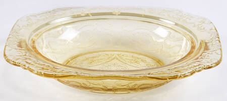 Recollection Amber Butter Dish Round No Lid