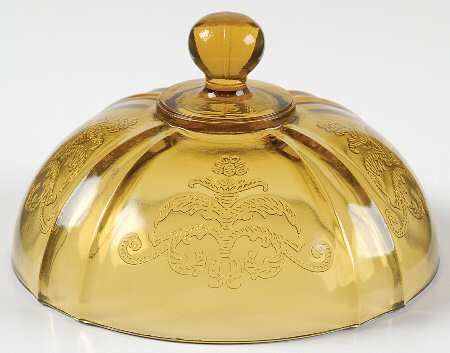 Recollection Amber Lid for Round Butter