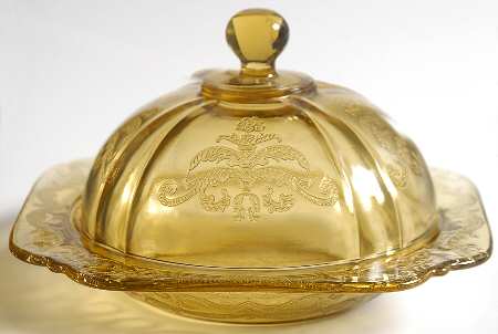 Recollection Amber Round Covered Butter