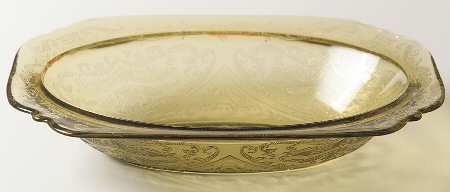 Recollection Amber Oval Vegetable Bowl