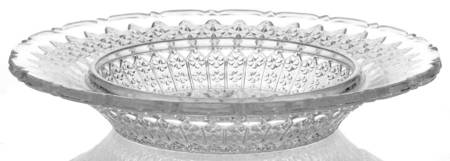 Rosette with Pinwheels Round Butter Dish No Lid