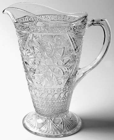 Rosette with Pinwheels 52 Oz Pitcher