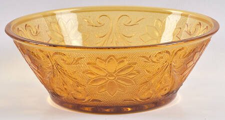 Sandwich Amber 8" Large Fruit Bowl