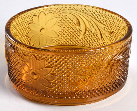 Sandwich Amber Puff Jar No Lid