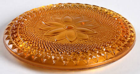 Sandwich Amber Lid for Puff Jar