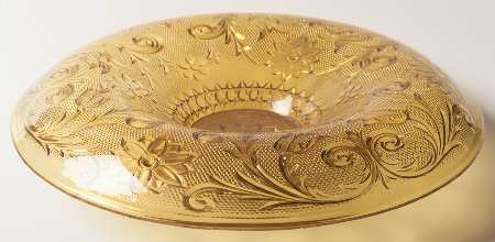Sandwich Amber 11" Console Bowl