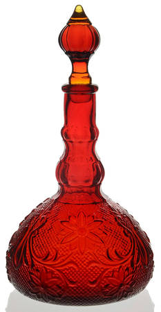 Sandwich Red Decanter & Stopper