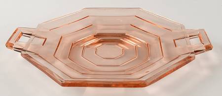 Tea Room Pink 2 Handled Plate