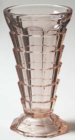 Tea Room Pink 12 Oz Footed Tumbler
