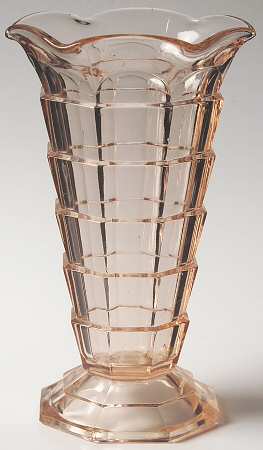 Tea Room Pink 6" Flared Vase