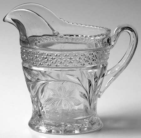 Rose Point Band Creamer