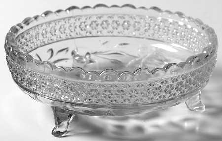 Rose Point Band Small Fruit Dessert Bowl