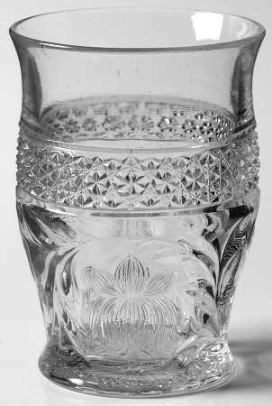 Rose Point Band 8 Oz Flat Tumbler