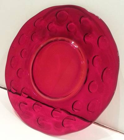 Old English Ruby Luncheon Plate