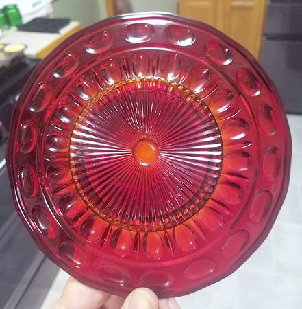 Old English Ruby 7" Salad Plate