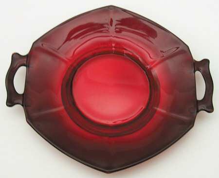Molly Ruby Small 2 Handled Plate