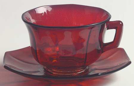 Molly Ruby Cup & Saucer Set