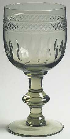 Cut 555 Green by Imperial Glass-Ohio