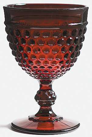 Early American Hobnail Ruby by Imperial Glass-Ohio