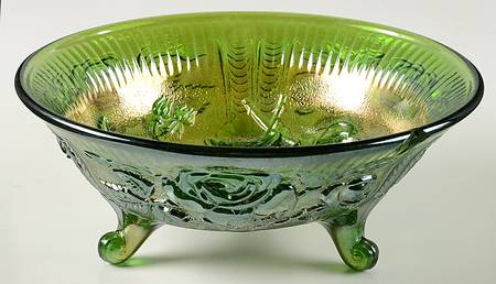Lustre Rose Helios 7" 3 Toed Footed Bowl
