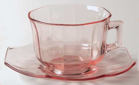 Molly Pink Cup & Saucer Set